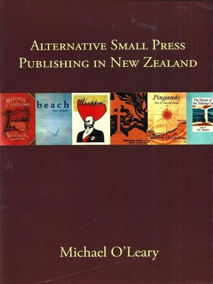 cover image of Alternative Small Press Publishing in New Zealand